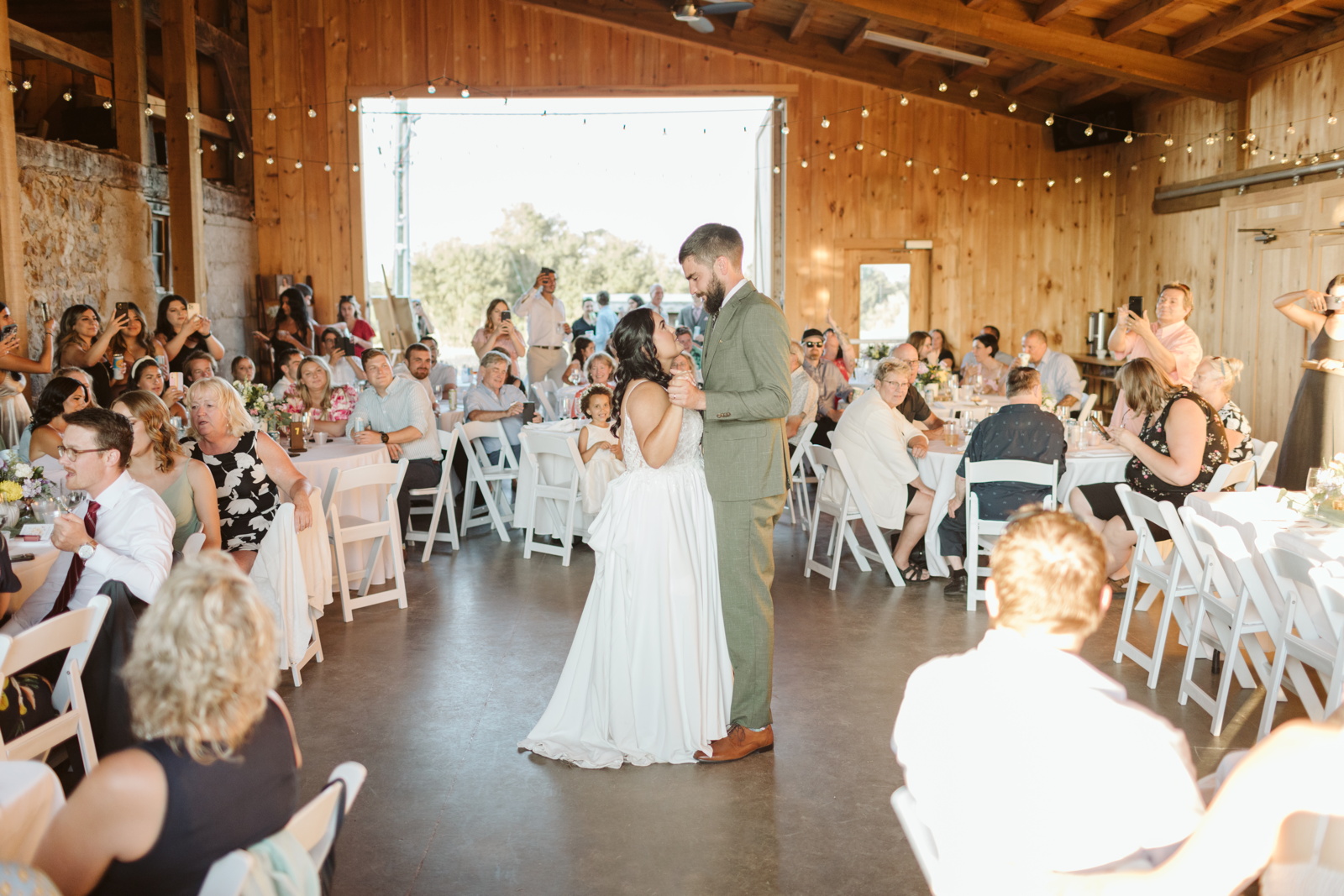 First dance in the Barn