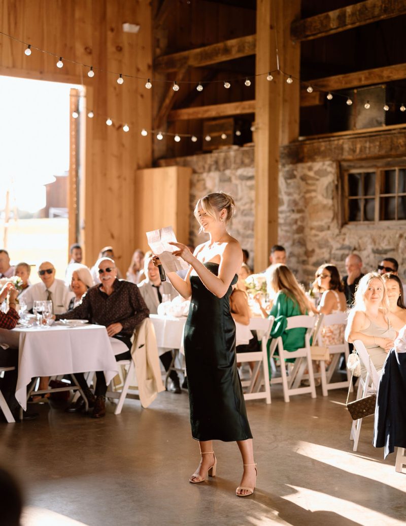 Speeches in the barn